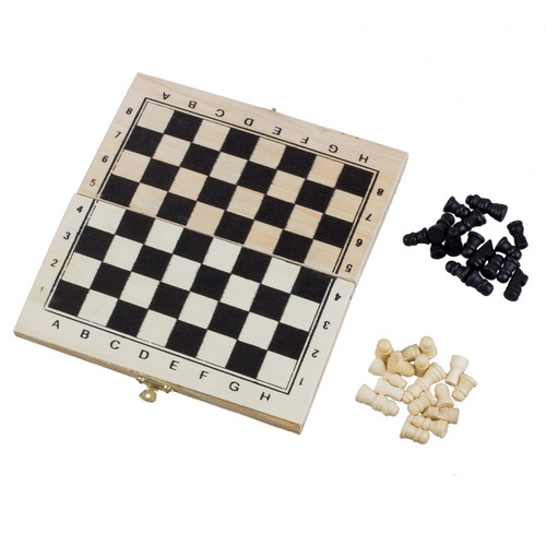 Scacchi scacchiera legno - in,
