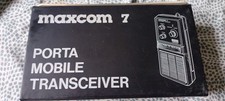RARO Maxcom 7 Apparato CB 40 Canali 5 Watt d'emergenza in Valigetta Vintage 1983