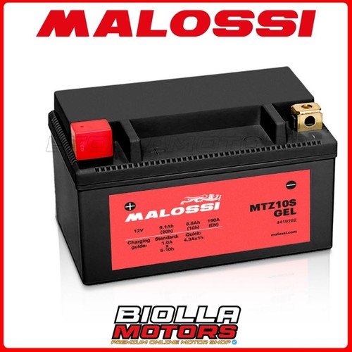 Mtz10s batteria malossi gel - batteria,