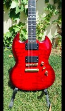 Epiphone Prophecy SG EX 2008 - 2011 - Black Cherry EMG pickup