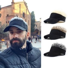 Berretto con capelli a punta