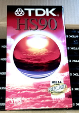 TDK HS 90 VIDEOTAPE VHS