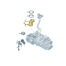 POMPA GASOLIO SERBATOIO ORIGINALE VOLKSWAGEN AUDI 5Q0919050AS