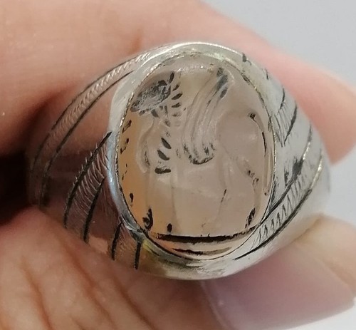 Antico anello intaglio inciso - anello,