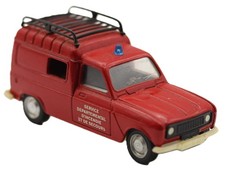 solido renault 4 furgonette 1/43 macchinina modellino vigili fuoco pompieri vvff