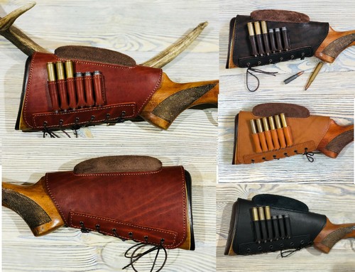 Coprifucile pelle buttstock - in,