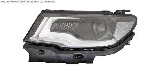 Faro anteriore con luce - faro, sx