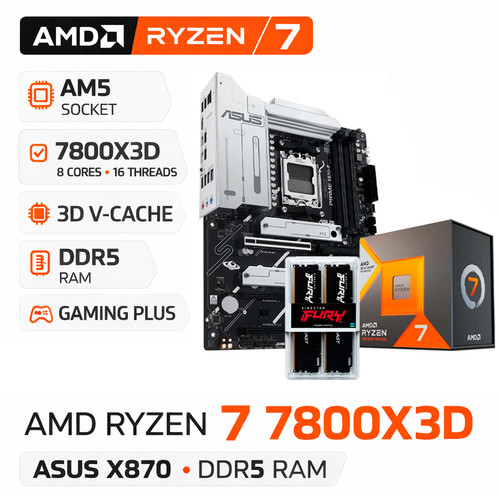 Amd ryzen 7800x3d scheda - amd,