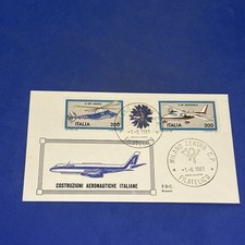 A. 109 AGUSTA COSTRUZIONI AEREONAUTICHE - Busta PRIMO GIORNO FDC