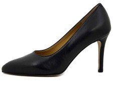 Decolleté in Pelle Nappa Nero