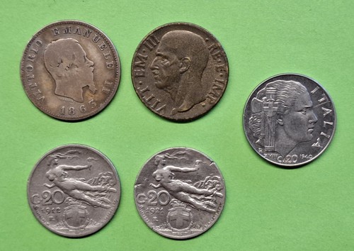 Italia lira 1863 10 - 1863,