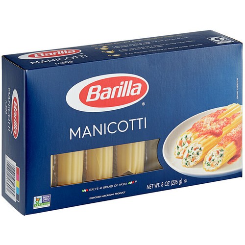 Barilla manicotti pasta oz - pasta,