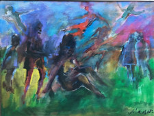 MINO MACCARI - OLIO SU TELA - 30X40