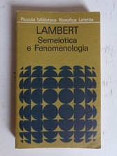 Semeiotica e Fenomenologia