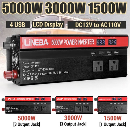 Inverter potenza auto lcd - inverter,