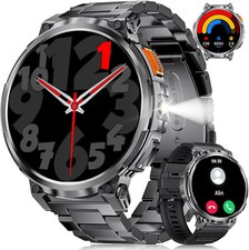 Smartwatch Uomo con Torcia LED