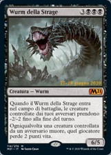 MTG MASSACRE WURM FOIL EXC -