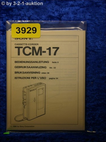 Sony manuale istruzioni tcm - istruzioni,