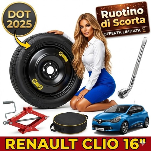Ruotino scorta renault - di, 16"