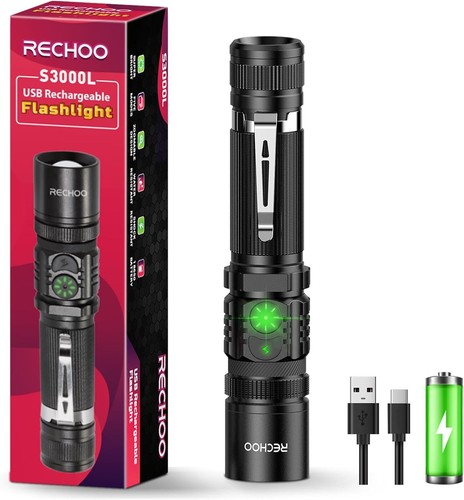 Rechoo torce ricaricabili alta - torce,