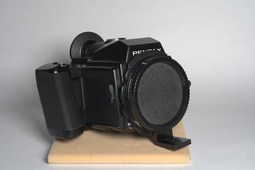 Pentax 645 con adattatore