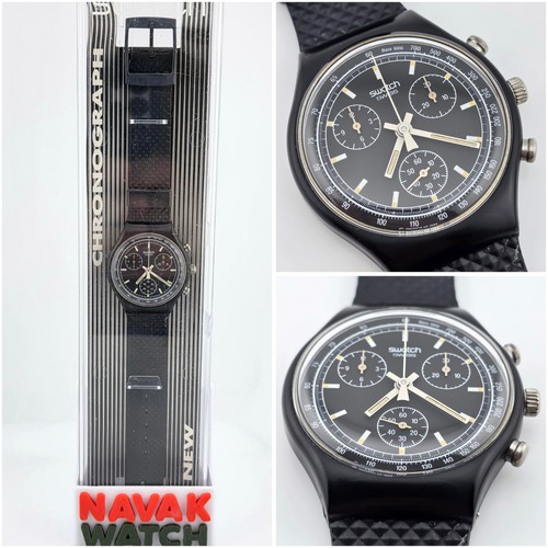 Swatch chrono black - chrono, friday