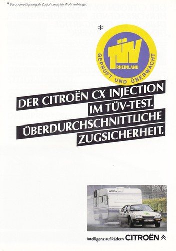 Brochure depliant citroen - citroen, cx