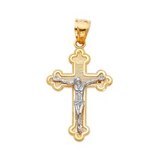 GOLD - 14K Two Tone Gold Jesus