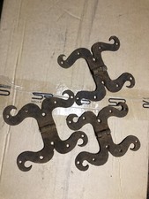 ❌ LOTTO 3 ANTICHE CERNIERE IN FERRO BATTUTO EPOCA 1700