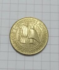 MONETA 200 LIRE 1992, ESPOSIZIONE MONDIALE DI FILATELIA TEMATICA, GENOVA +REGALO