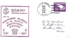 CHIPOLA (AO-63) 29 agosto 1965 Gemini 5 USN Pacific Recovery Force