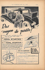 Ideal Starter, etab.ts Chalemeau  - Advertising 1933