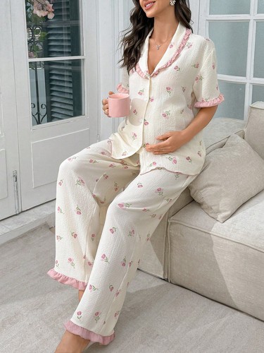 Set pigiama romantico ditsy - set,