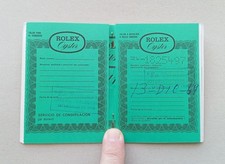 ROLEX Guarantee Warranty