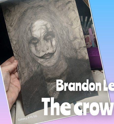 The crow brandon lee charcoal - crow,