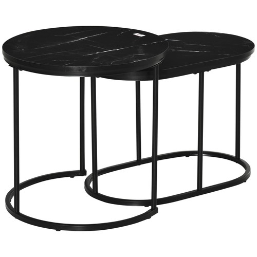Homcom set tavolini bassi - set,