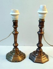 2 Lampada Candelabro Bronzo