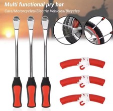 KIT 3 LEVE SMONTAGOMME 30 CM MOTO CROSS ENDURO IN ACCIAO CON MANICO IN GOMMA