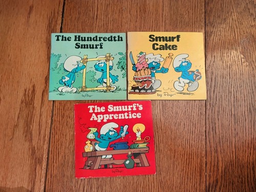 Lot smurf mini storybooks - 3,