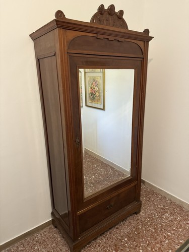 Armadio specchio antico 800 - specchio,