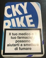  SCATOLA LUCKY STRIKE IN METALLO - LOGO AZZURRO  - EDIZ LIMITATA - USATO