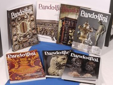 PRL) PANDOLFINI 7 CATALOGS MOBILI ARREDI SCULTURE ARGENTI OGGETTI ARTE 2016 2022