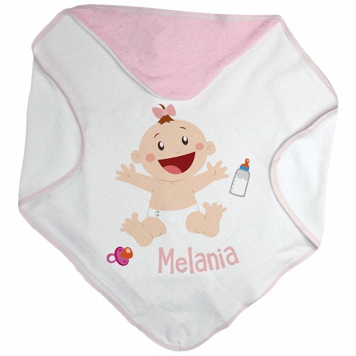 Accappatoio triangolo neonata