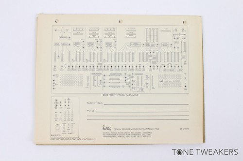 Arp 2600 3620 facsimile - 2600,