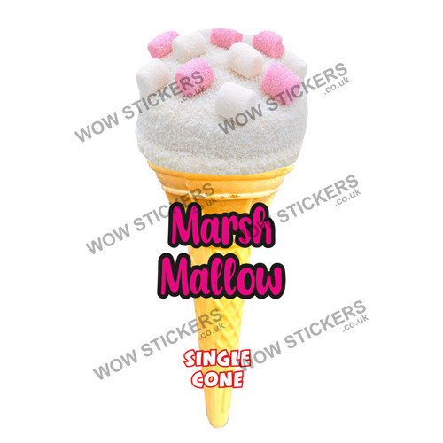 Adesivo marshmallow scoop - marshmallow,