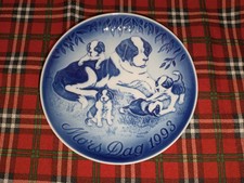 PIATTO DA COLLEZIONE IN PORCELLANA DANESE Mother's Day MAMMA 1993 VINTAGE