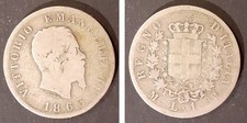 VITTORIO EMANUELE II  1 LIRA