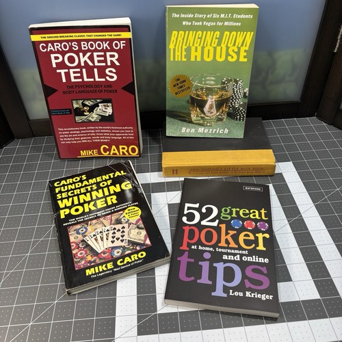 Poker casino book lot - poker, 5-book