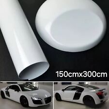 Pellicola Adesiva BIANCO LUCIDO 150X300 Car Wrapping Auto Moto ANTIGRAFFIO PET
