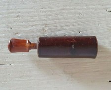 Antico Bocchino in ciliegio e ambra fine 800
